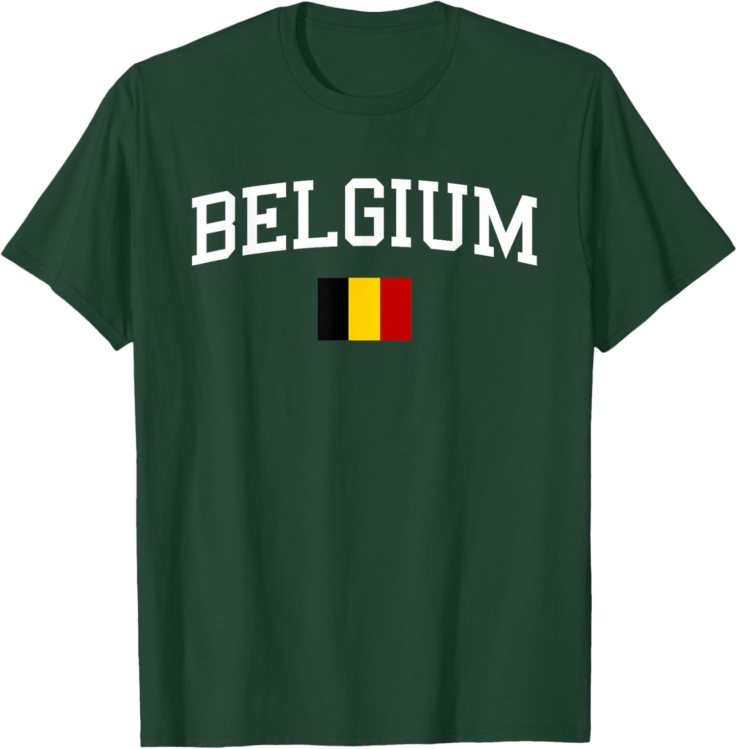 Drapeau Belge Hommes Femmes Enfants Belgique T-Shirt - T-Shirt | Forest