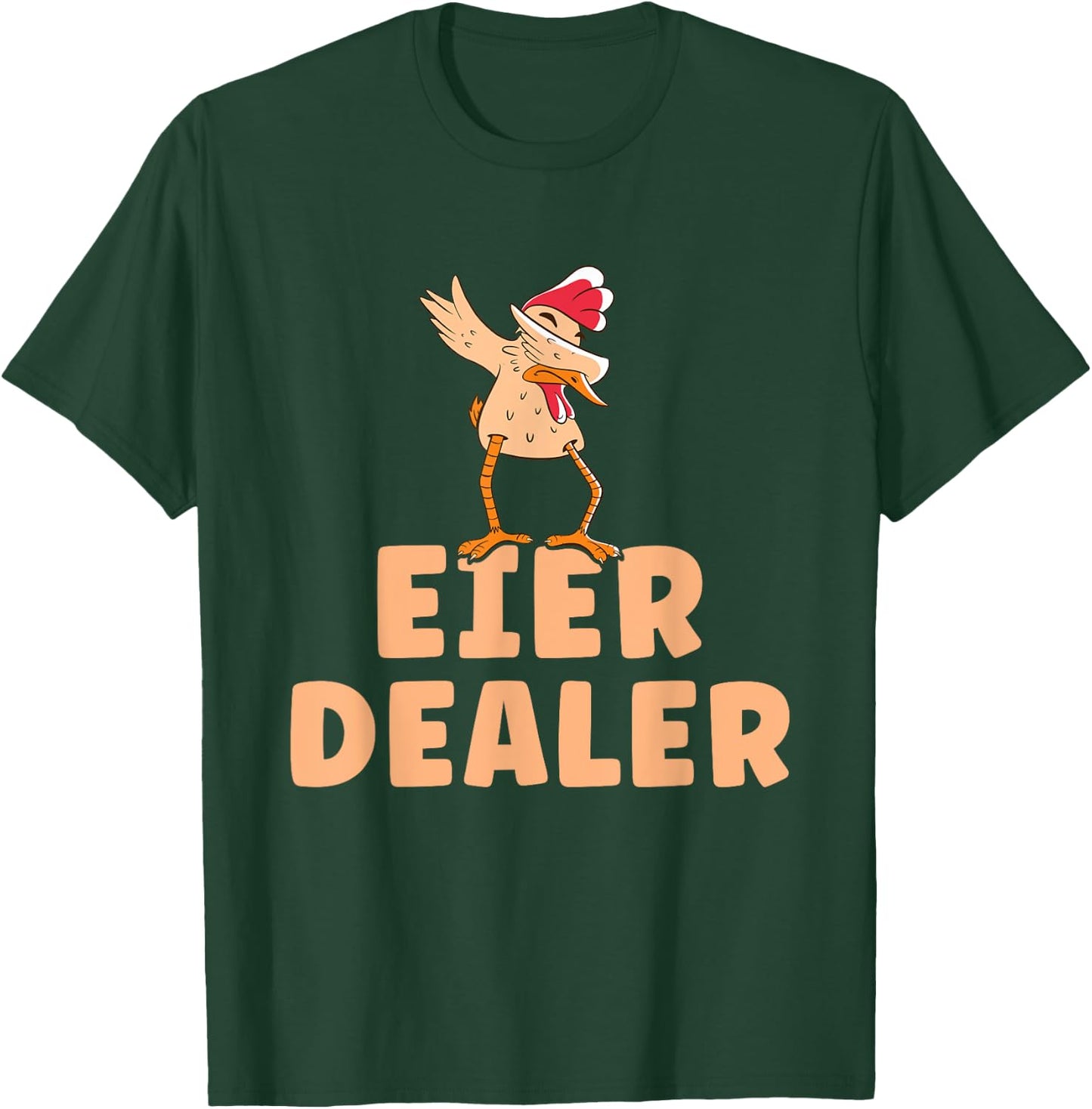 Funny Chickens & Hens Poultry Farmer Chicken Eggs Dealer , black T-Shirt - T-Shirt | Forest