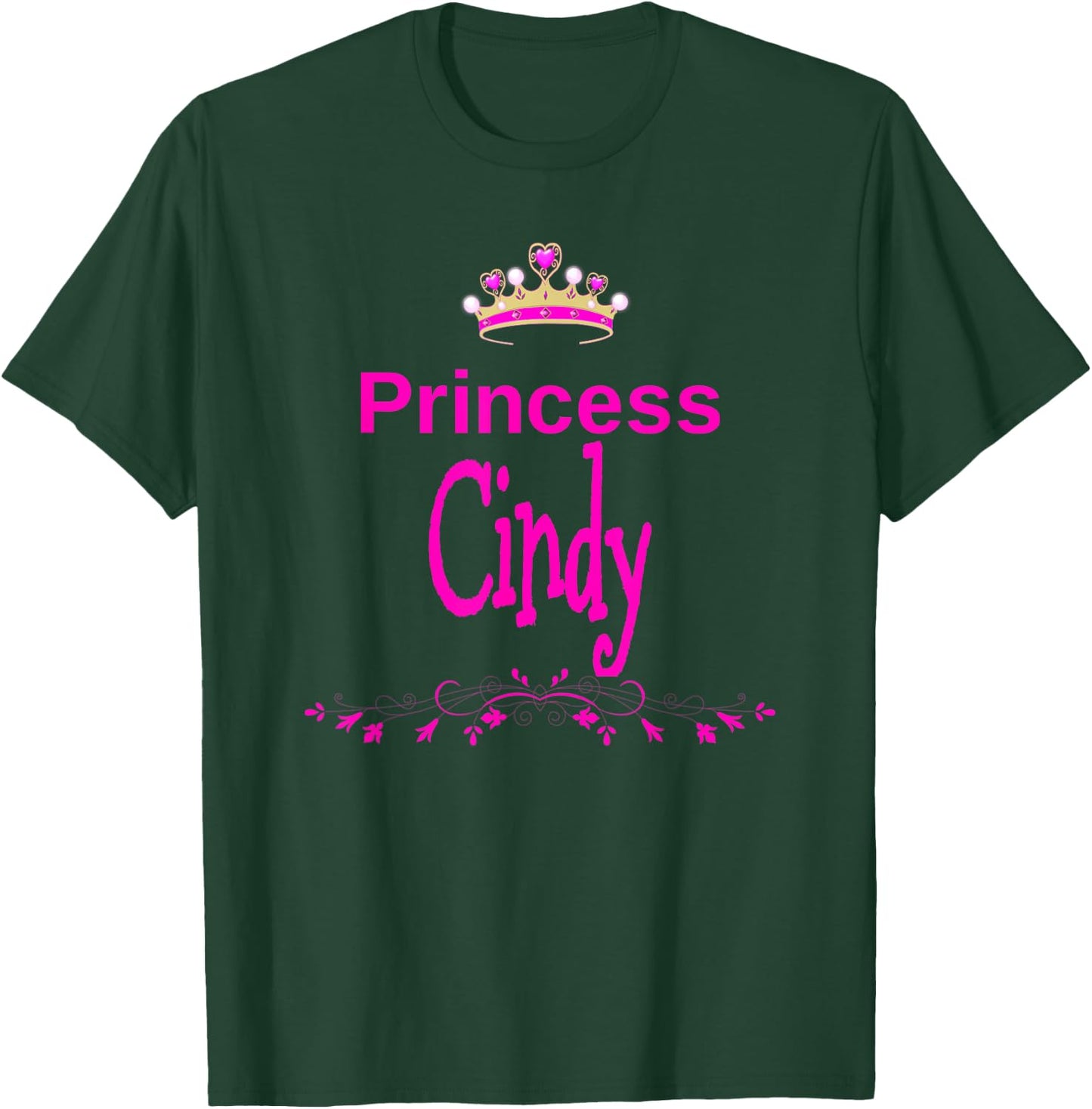 Princess Cindy , black T-Shirt - T-Shirt | Forest