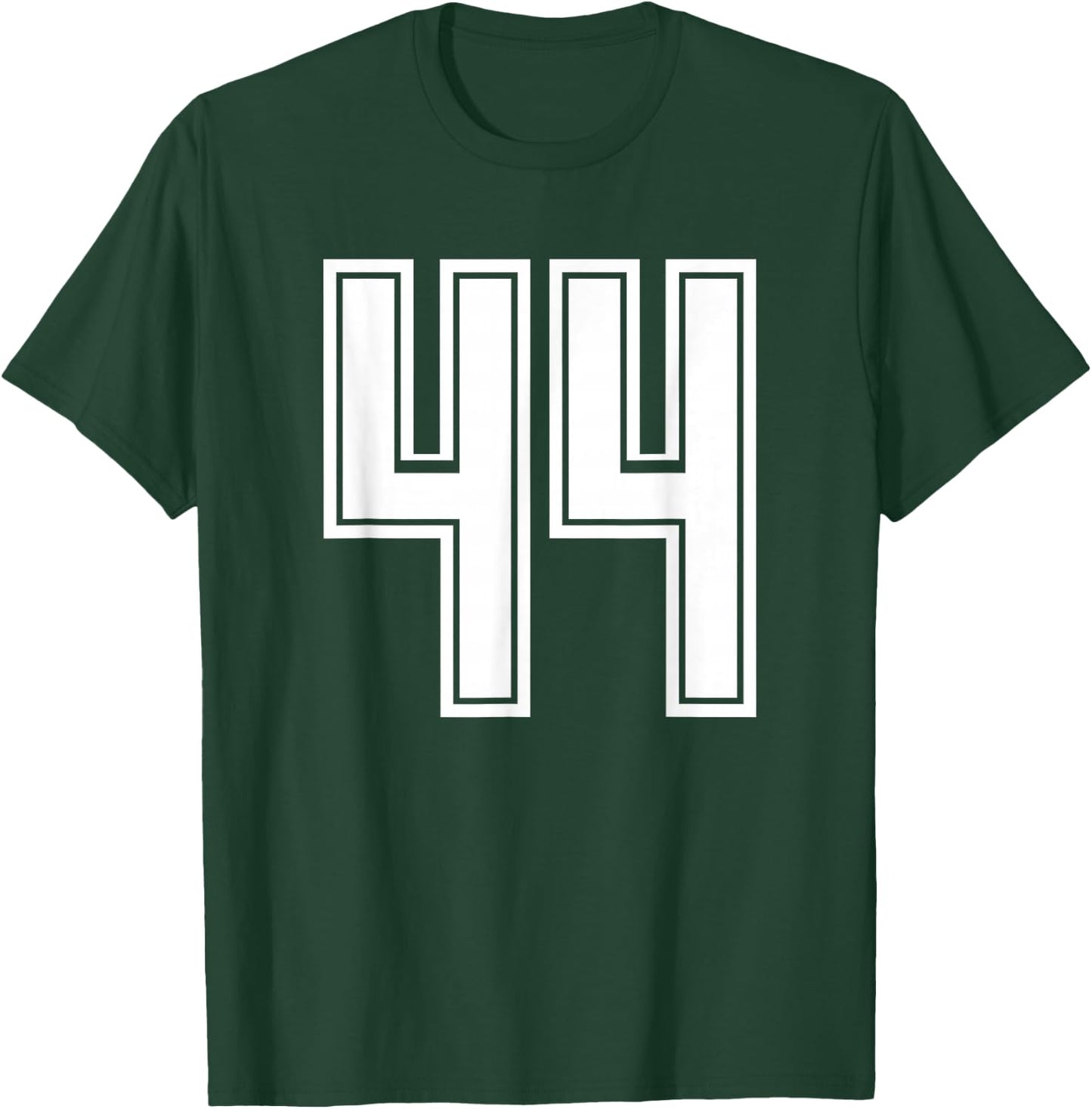 Trikot #44 Weiß Sport Team Trikot Nummer 44 T-Shirt - T-Shirt | Forest