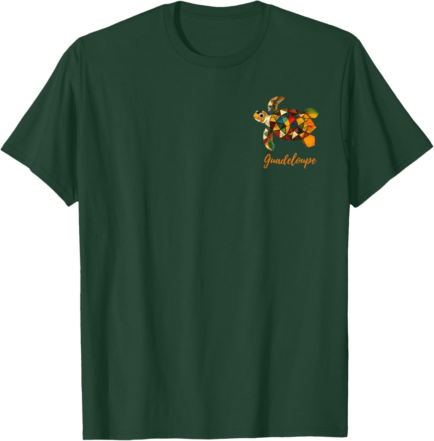 Holiday Guadeloupe Caribbean Sea Turtle French West Indies , Black, S T-Shirt - T-Shirt | Forest