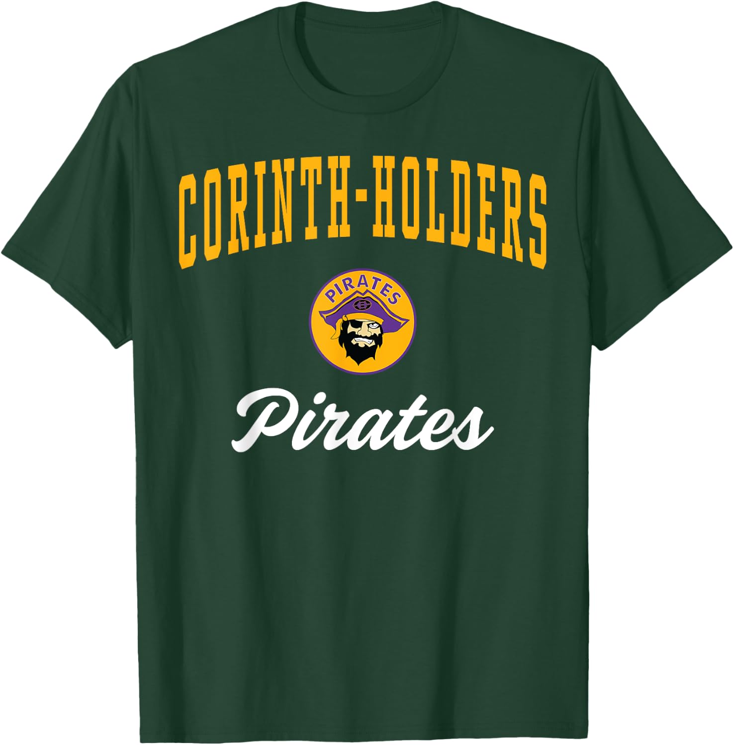Corinth-Holders High School Pirates T-Shirt - T-Shirt | Forest