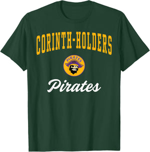 Corinth-Holders High School Pirates T-Shirt - T-Shirt | Forest