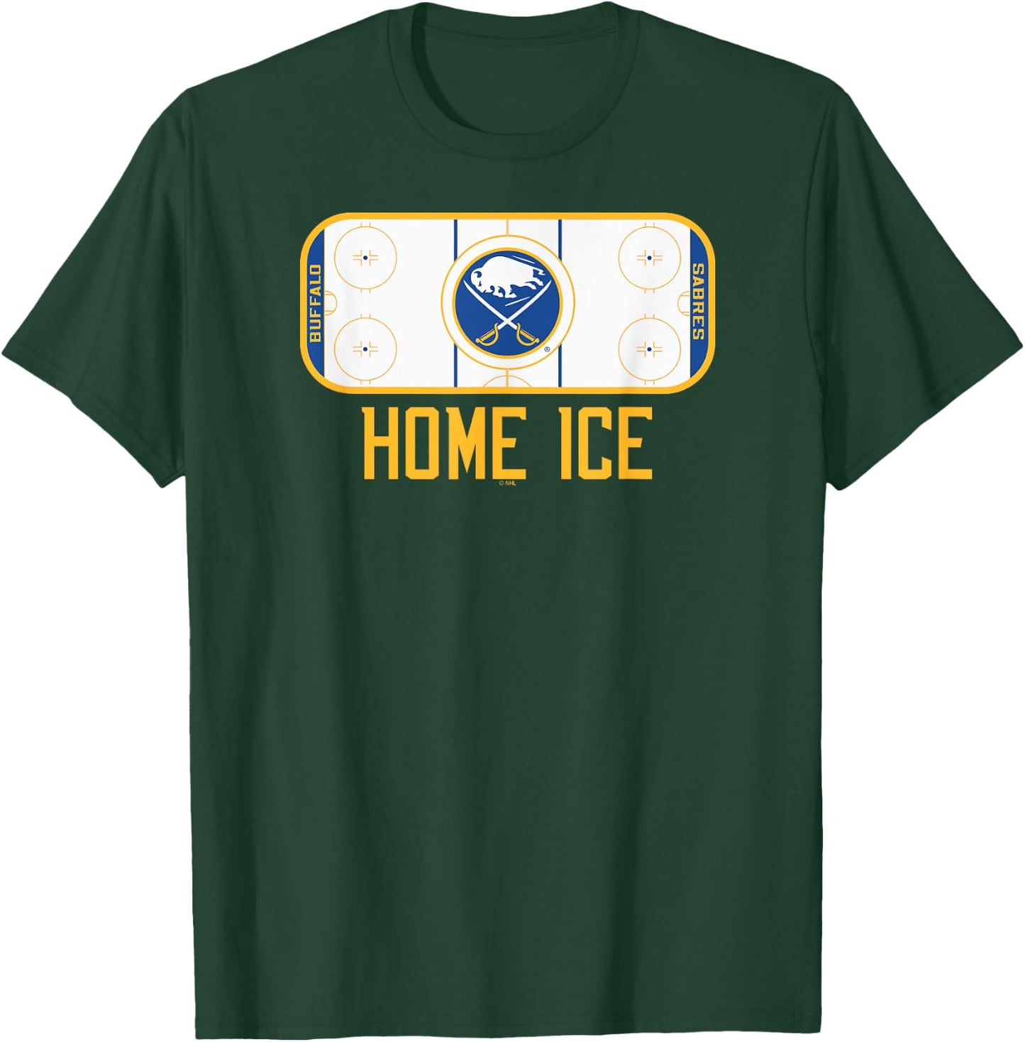 Buffalo Sabres Home Ice Black Officially Licensed T-Shirt - T-Shirt | Forest