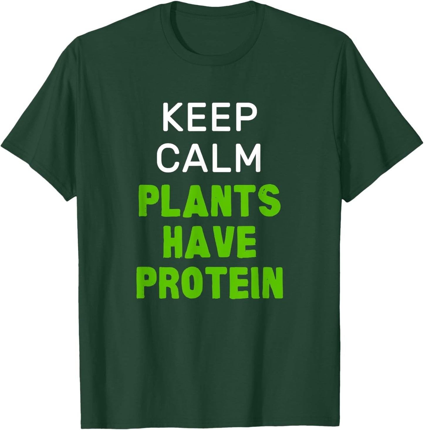 Vegan Vegetarian Cooking Gym Fitness Protein Health Joke T-Shirt - T-Shirt | Forest