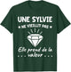 Sylvie Valeur | Birthday Humour Mom Mother First Name , Black, S T-Shirt - T-Shirt | Forest
