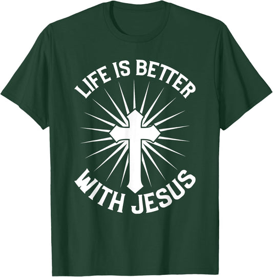 Jesus saved my Life T-Shirt - T-Shirt | Forest