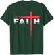 Christian Faith & Cross - Christian Faith & Cross T-Shirt - T-Shirt | Forest