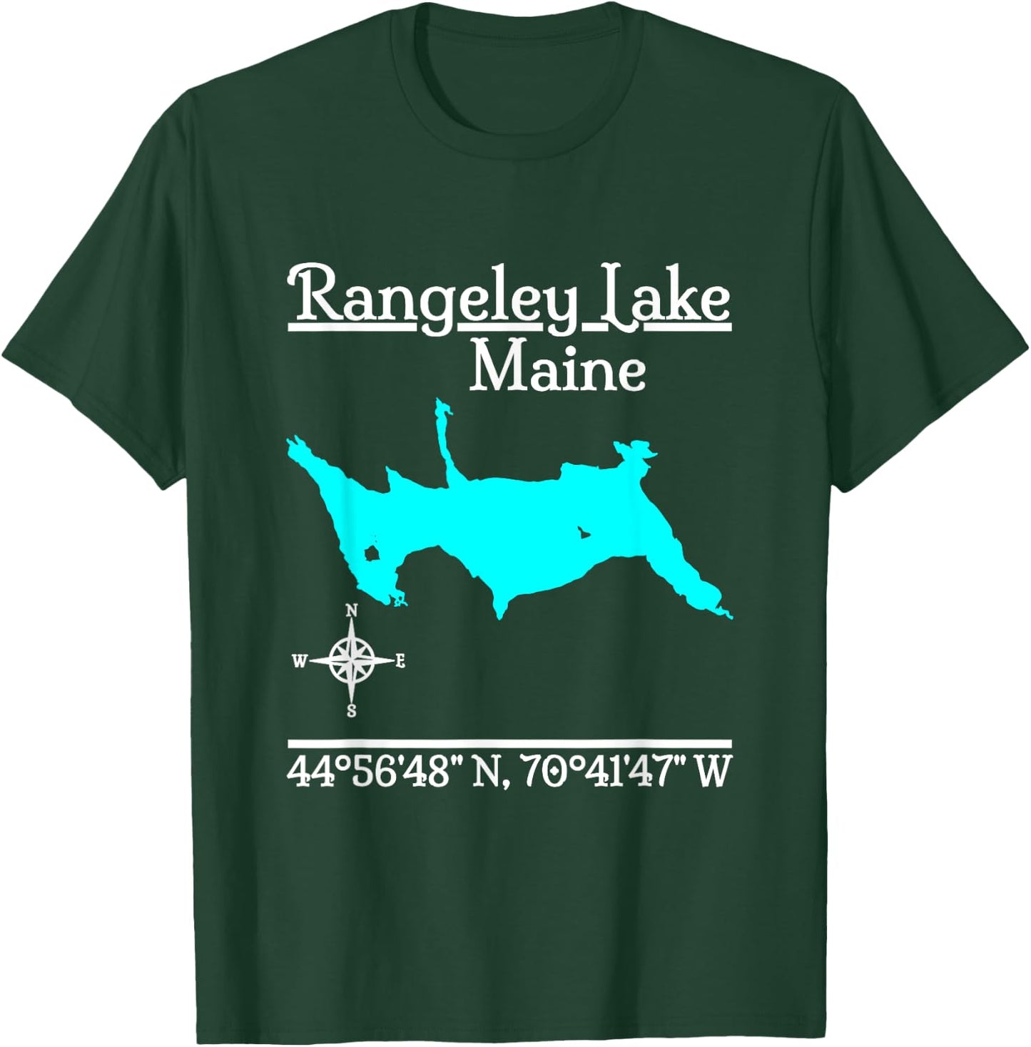 Rangeley Lake - Maine T-Shirt - T-Shirt | Forest
