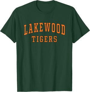 Lakewood High School Tigers C1 T-Shirt - T-Shirt | Forest