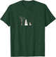 Christmas Snowman Cute Dog Xmas Holiday Minimalist Women T-Shirt - T-Shirt | Forest