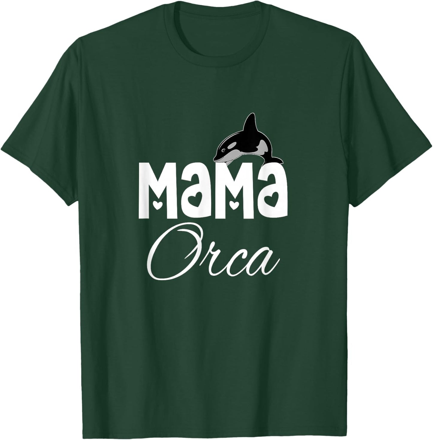 Cute Mama Orca For Mother's Day Design T-Shirt - T-Shirt | Forest