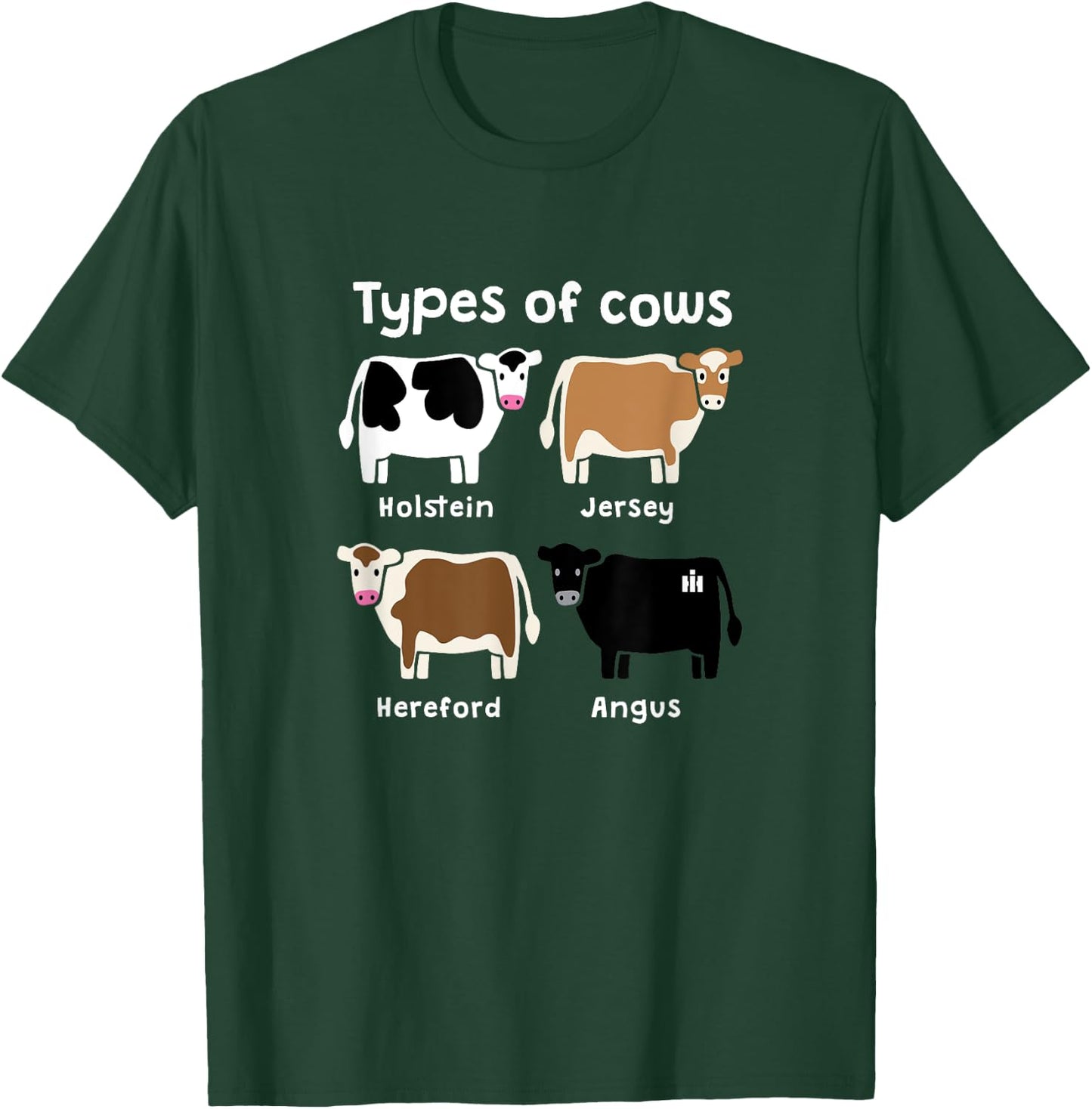 CASE IH - Types of Cows T-Shirt - T-Shirt | Forest