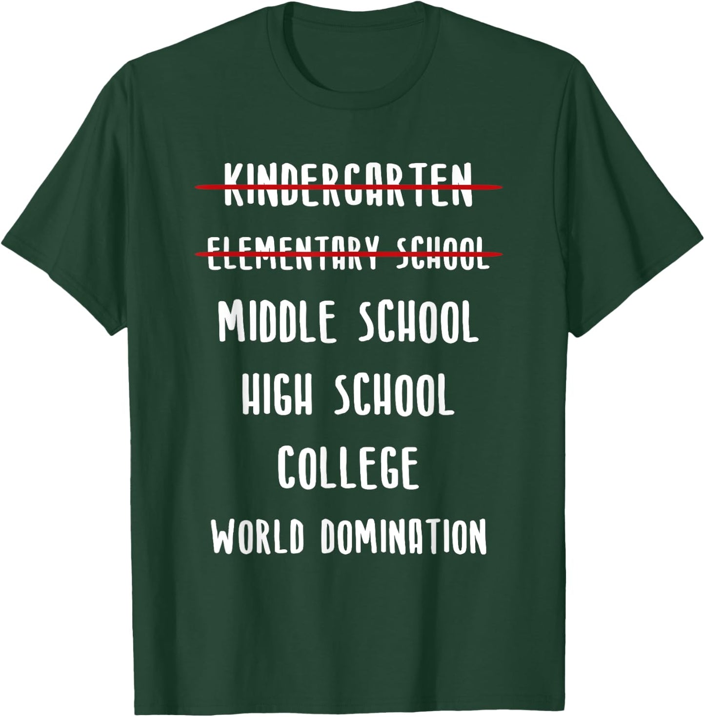 Middle School Graduation T-Shirt - T-Shirt | Forest