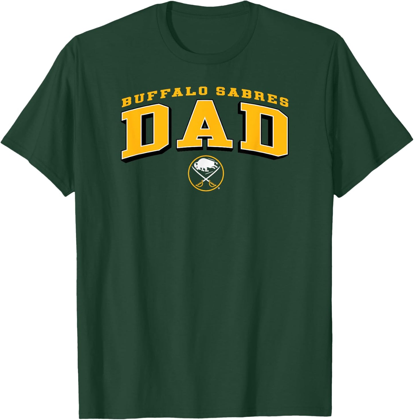 Buffalo Sabres Dad Arch Blue NHL Officially Licensed T-Shirt - T-Shirt | Forest