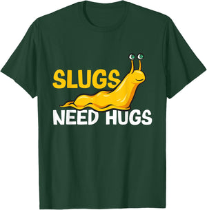 Slugs Needs Hugs Banana Slug T-Shirt - T-Shirt | Forest