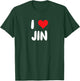 I Love Jin - Heart T-Shirt - T-Shirt | Forest