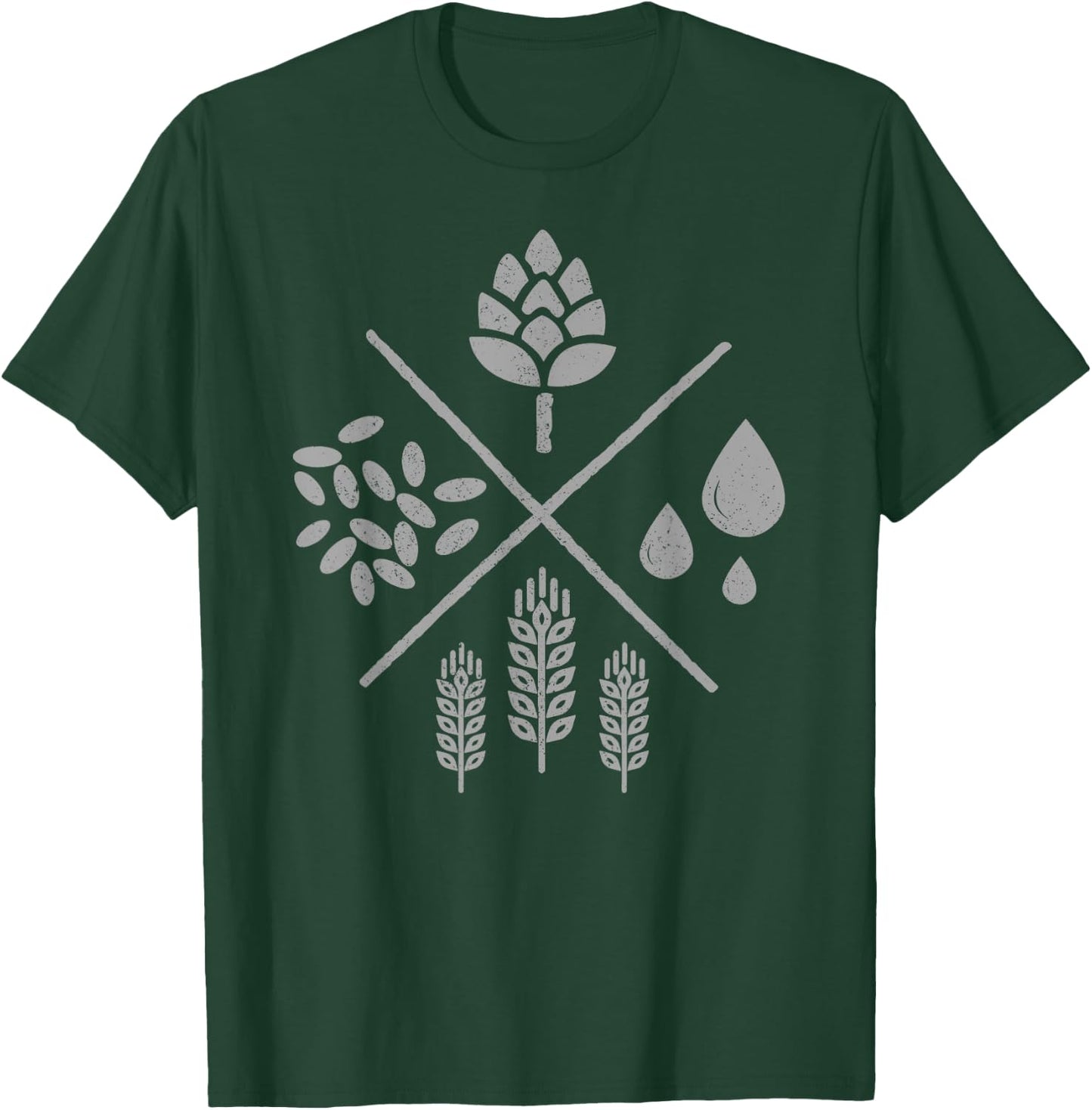 Beer Vintage Craft Beer Brewer Brewer Gift T-Shirt - T-Shirt | Forest