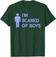 I'M SCARED OF BOYS X Only Love Date Fans Hot Girl Symbol , Black, S T-Shirt - T-Shirt | Forest
