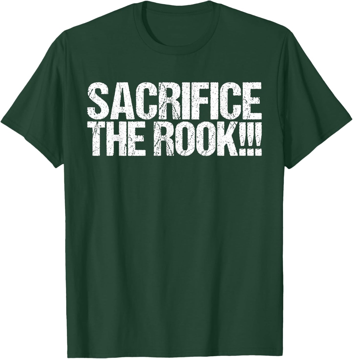 Sacrifice The Rook Shirt Funny Chess T-Shirt - T-Shirt | Forest