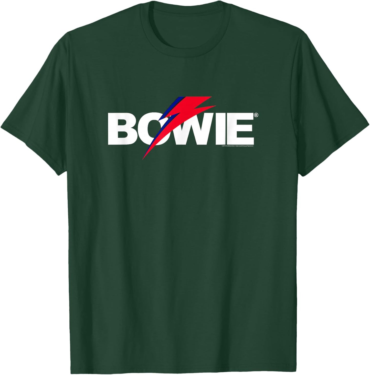 David Bowie Aladdin Sane Lightning Logo , Black, S T-Shirt - T-Shirt | Forest