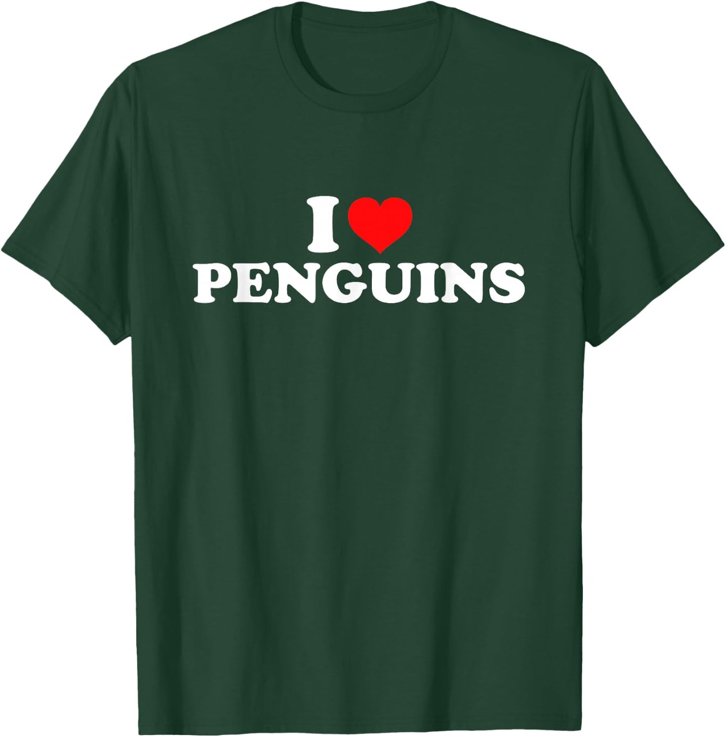 I Love Penguins T-Shirt - T-Shirt | Forest