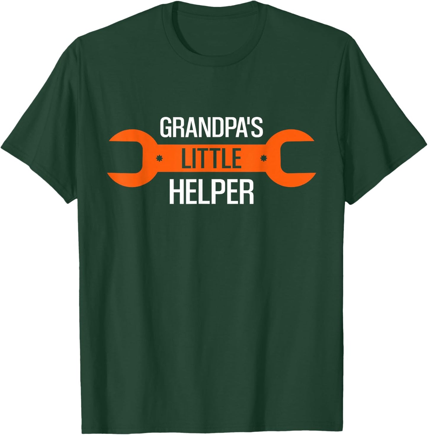 Grandpas Little Helper Mechanic Grandpa and Grandson T-Shirt - T-Shirt | Forest