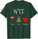 Funny WTF Wine Tree Family Christmas Day Humor T-Shirt - T-Shirt | Forest