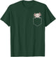 Axolotl Pocket Funny Kawaii Boys Girls Cute Pink Axolotl T-Shirt - T-Shirt | Forest