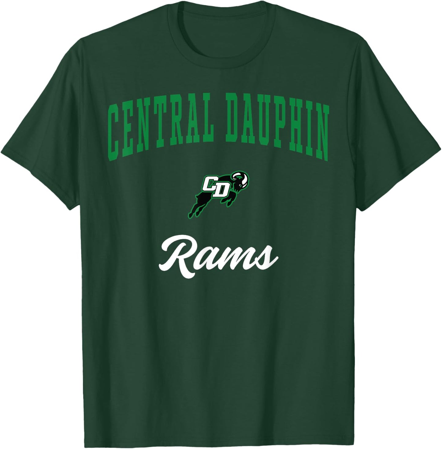 Central Dauphin High School Rams T-Shirt - T-Shirt | Forest