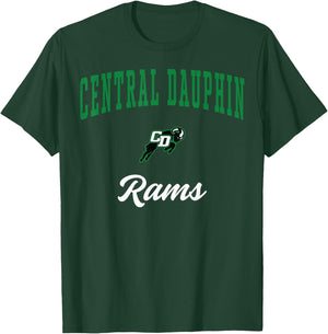 Central Dauphin High School Rams T-Shirt - T-Shirt | Forest
