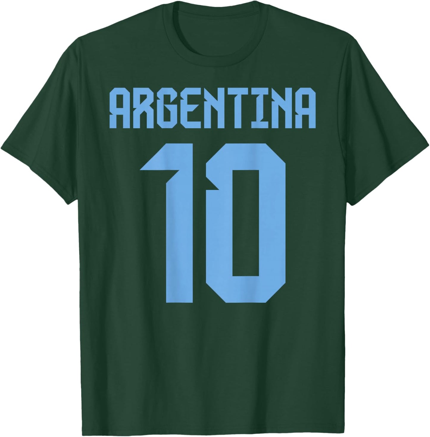Argentina Argentinian national flag Soccer Jersey Football T-Shirt - T-Shirt | Forest