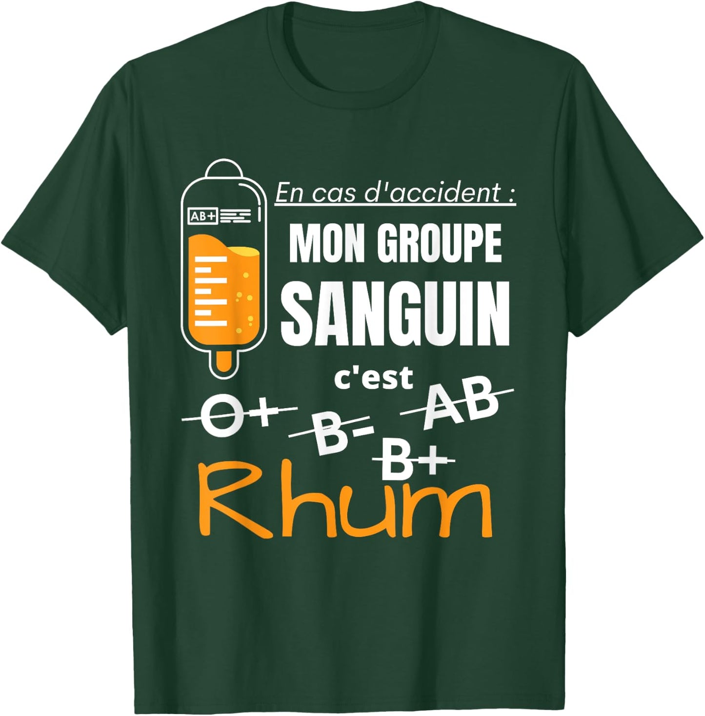 Humour Alcohol Rum Aperitif T-Shirt - T-Shirt | Forest