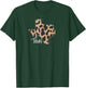 Home State of Texas Leopard Print Design T-Shirt - T-Shirt | Forest