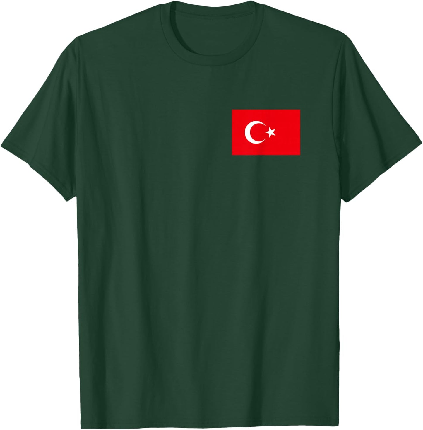 Türkei Flagge Türk Bayragi Design Damen Herren Deko Türkiye T-Shirt - T-Shirt | Forest