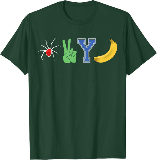 Spider 2 Y Banana Football Playing Strategy Game Plan T-Shirt - T-Shirt | Forest