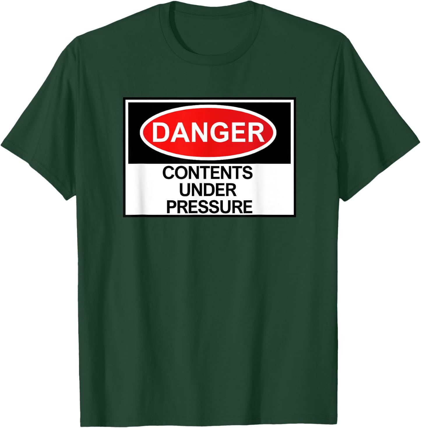 Smooth N Chunky Danger Contents Under Pressure , Small, Black T-Shirt - T-Shirt | Forest