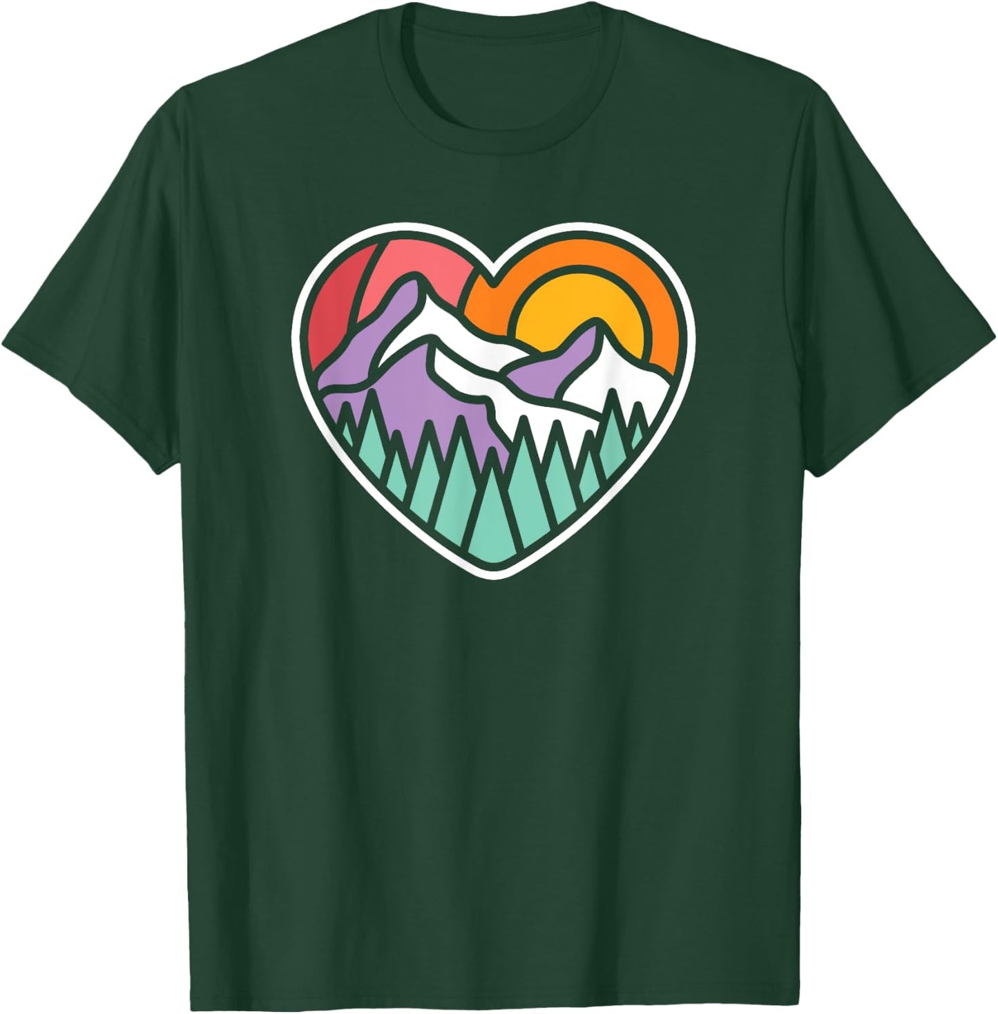 Heart of the Mountain Forest T-Shirt - T-Shirt | Forest