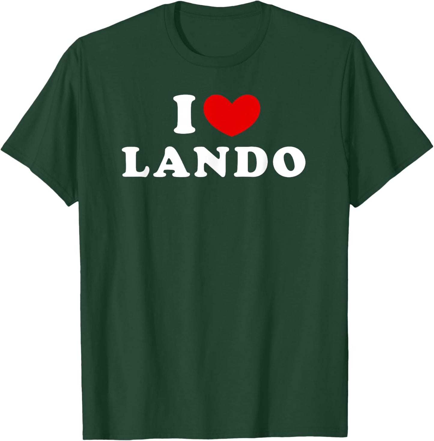 I Love Lando, Ich Liebe Lando T-Shirt - T-Shirt | Forest