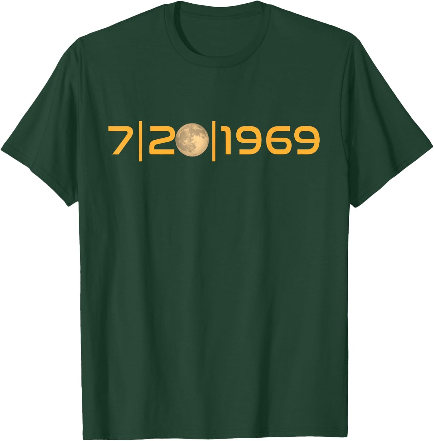 Apollo 11 50th Anniversary Moon Lunar Landing 1969 2019 Gift T-Shirt - T-Shirt | Forest