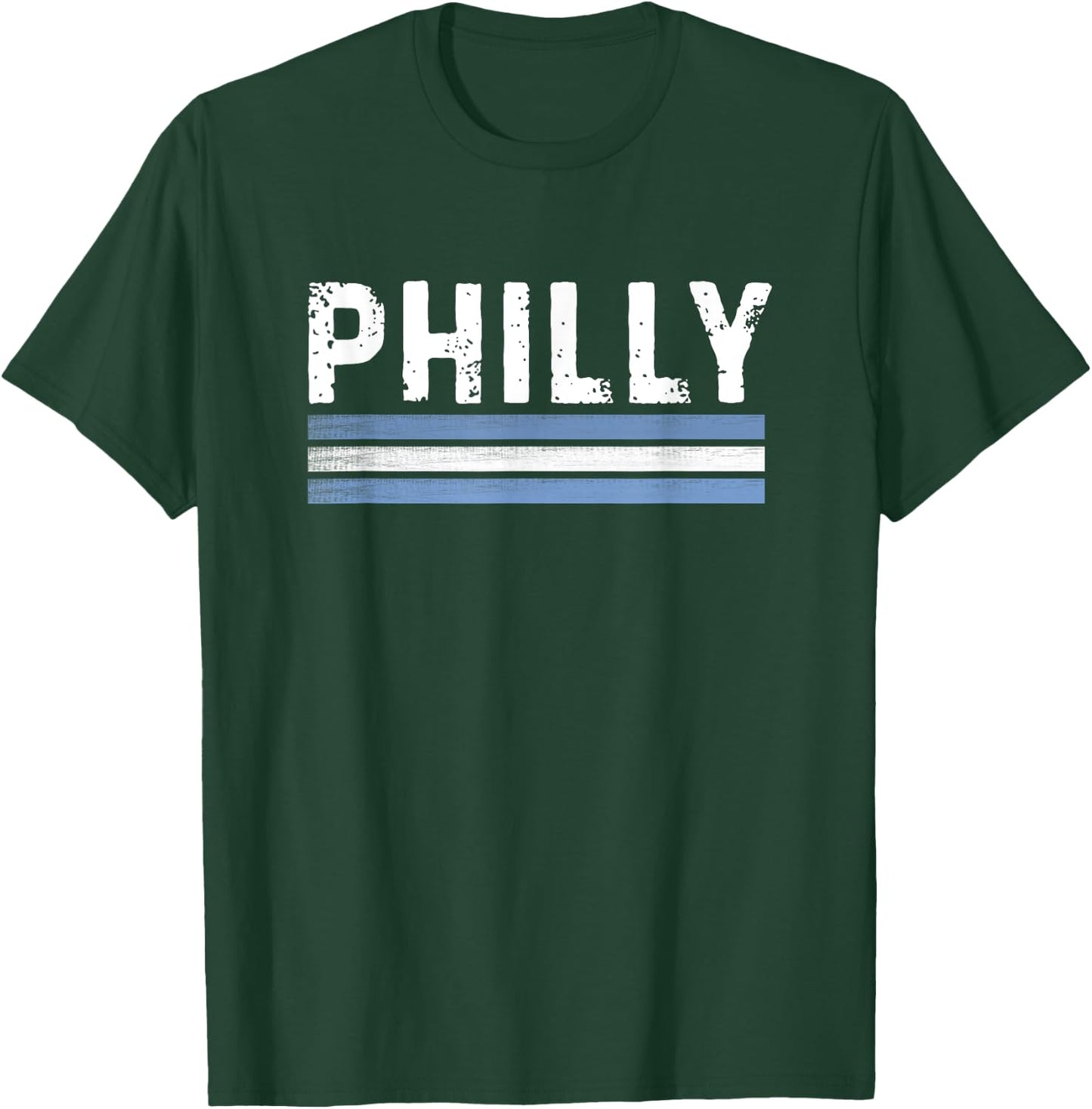 Philly Retro Vintage Philadelphia Pennsylvania Tourism Gift T-Shirt - T-Shirt | Forest