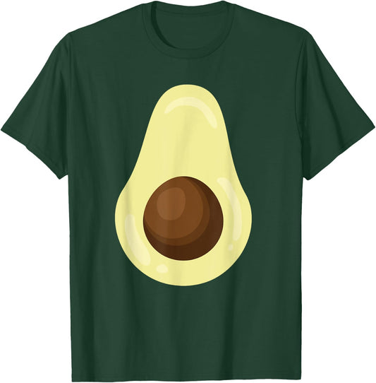 Avocado Lazy Halloween Easy Costume Funny Halloween Party T-Shirt - T-Shirt | Forest