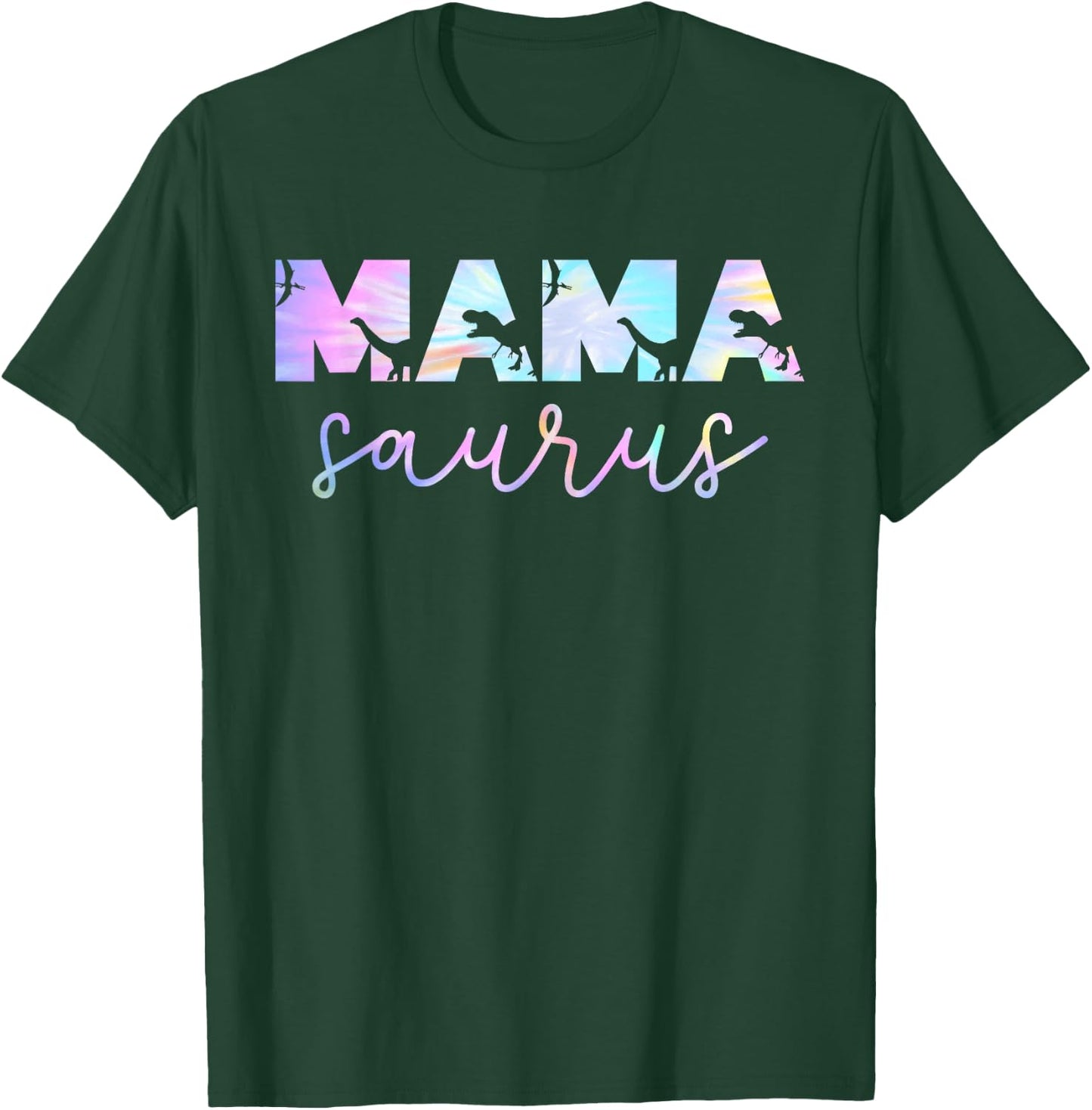 Mamasaurus T Rex Dinosaur Mama Saurus Family Matching Funny T-Shirt - T-Shirt | Forest