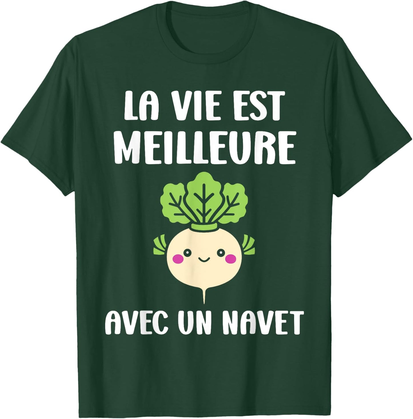 Humour Navets Légume la vie est meilleure avec un Navet T-Shirt - T-Shirt | Forest