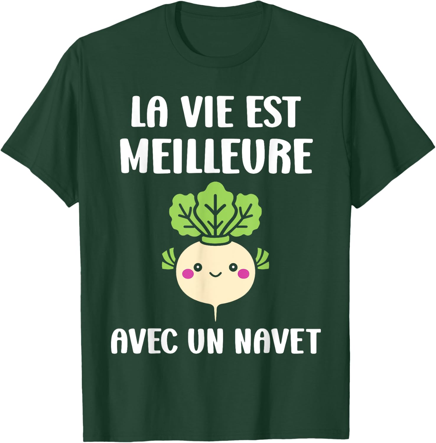 Humour Navets Légume la vie est meilleure avec un Navet T-Shirt - T-Shirt | Forest