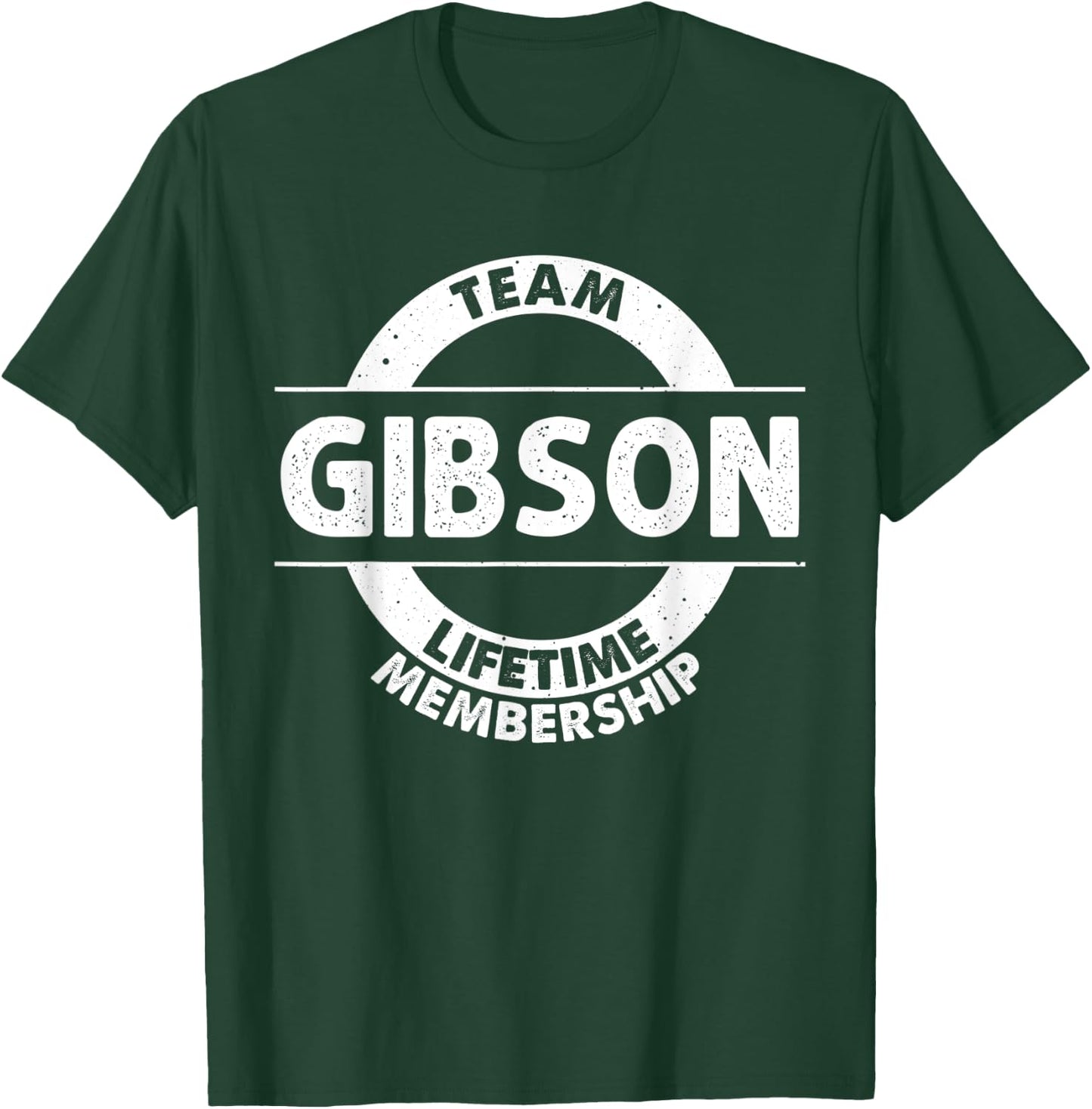 GIBSON Gift Funny Surname Family Tree Birthday Reunion Idea T-Shirt - T-Shirt | Forest