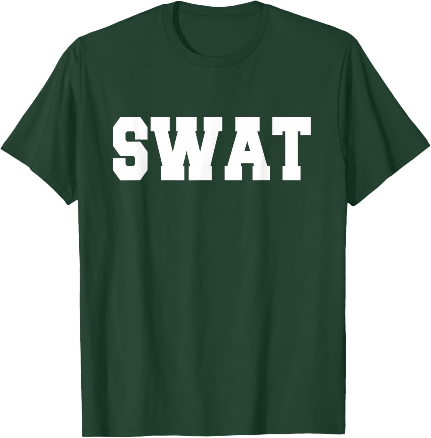 SWAT Halloween Adult & Kids Police Costume T-Shirt - T-Shirt | Forest
