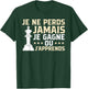 I Never Lose I Win Or I Learn Funny Chess , Black, S T-Shirt - T-Shirt | Forest