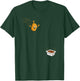 Sauce Dive Funny Flying Chicken Nugget Cartoon Humor T-Shirt - T-Shirt | Forest