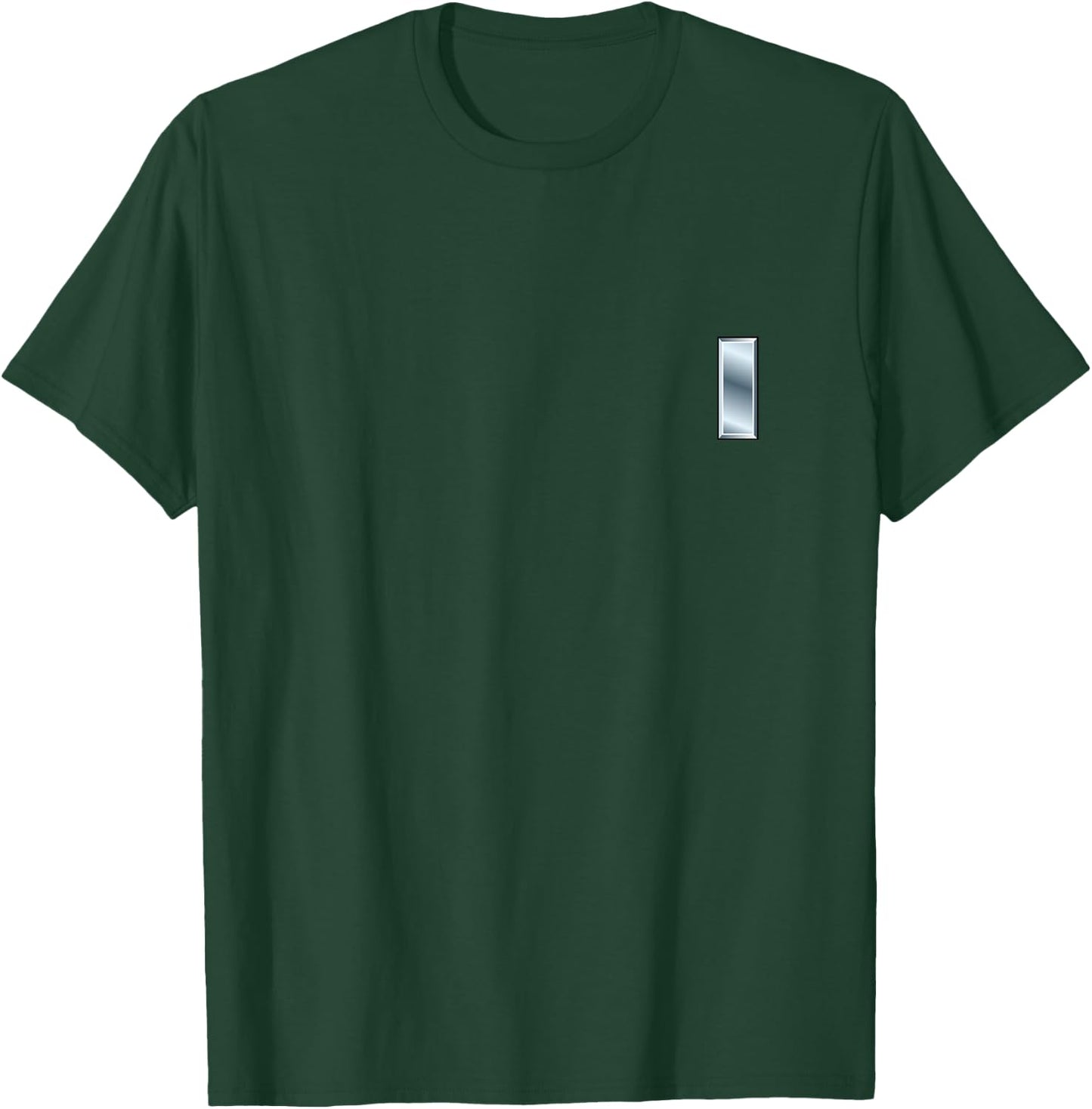 O-2 1LT First Lieutenant Officer Rank Insignia Army Division T-Shirt - T-Shirt | Forest